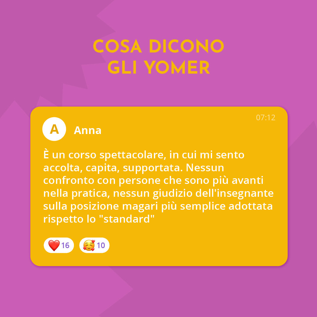 I PRIMI PASSI NELLO YOGA con Martina Sergi - Corso singolo