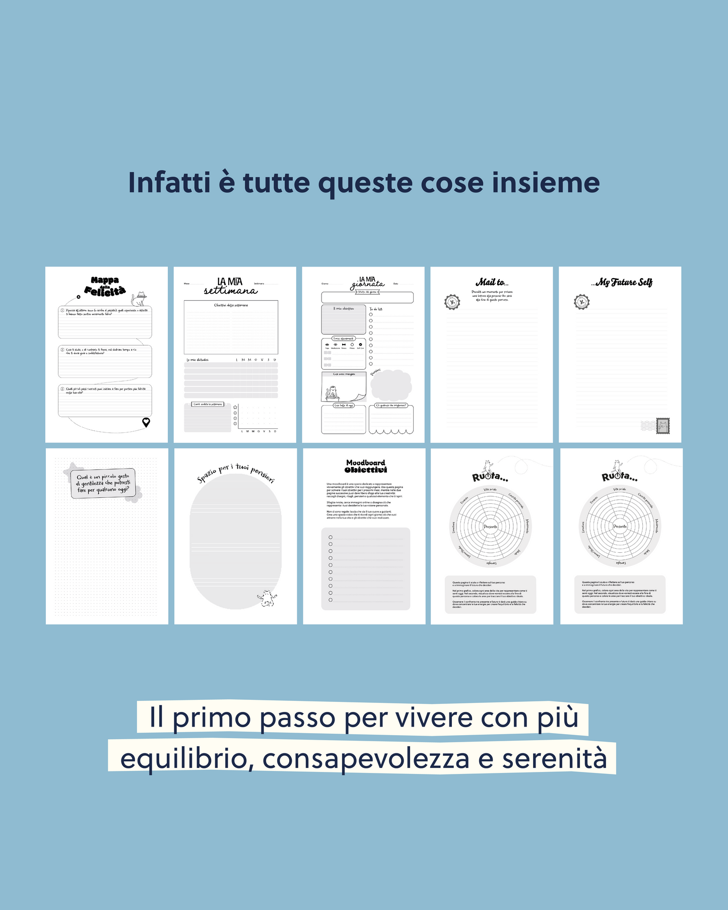 Diario per stare bene: il planner per l'equilibrio quotidiano