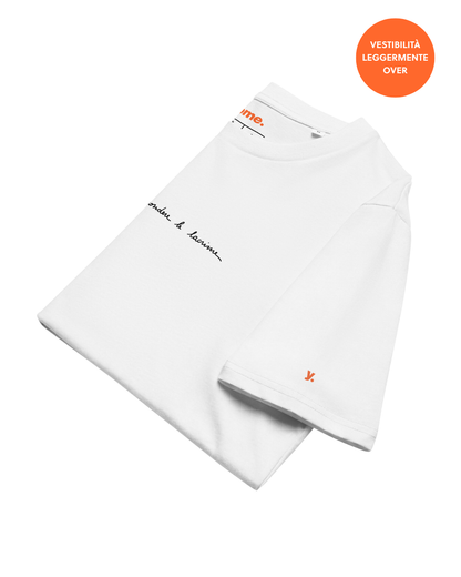 T-shirt "Sudo per nascondere le lacrime" - White